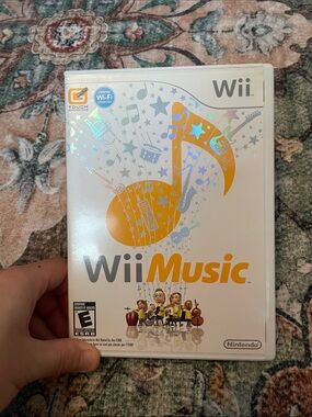 Nintendo Wii Music (White & Gold) - Wii Game Case